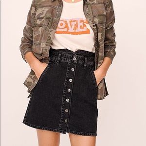 Anthropology Denim Skirt
